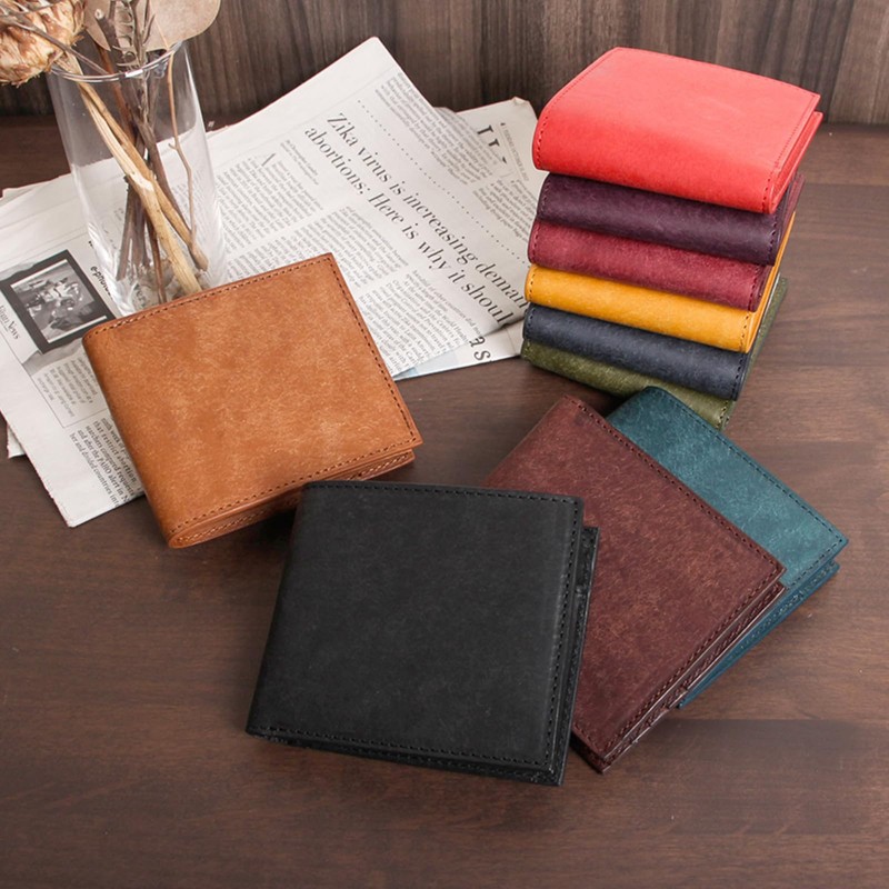 Boosters Pueblo Bi-Fold Wallet with Coin Purse, Thin, Genuine Leather,