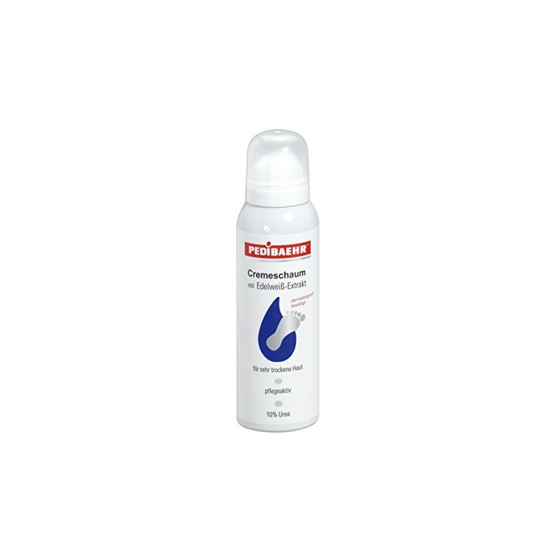 Foot Foam, Dry Skin with Edelweiss, Foot Cream Urea, PediBaehr,