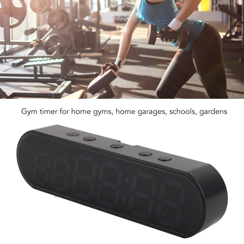 Timer, Portable Gym Timer, Multifunctional 1000mAh USB Fitness Sports Interval