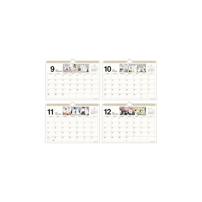 Sunstar Stationery Moomin S8521476 2026 Calendar Wall Mount Moomin