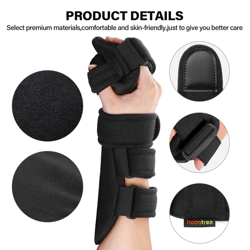 HOOMTREE Stroke Resting Hand Splint Right&Left Resting Hand Splint with