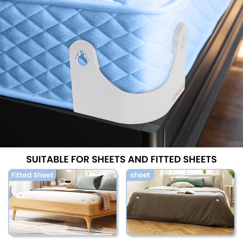 LQXWWW Hold Bed Sheet Holder 360 Degree Bed Sheet Tightener