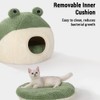 Cat Bed Ultra-Soft Plush Material 2-in-1 Use Cat Beds for