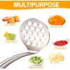 Avocado Masher Stainless Steel Small, Mini Potato Masher, Wooden Handle