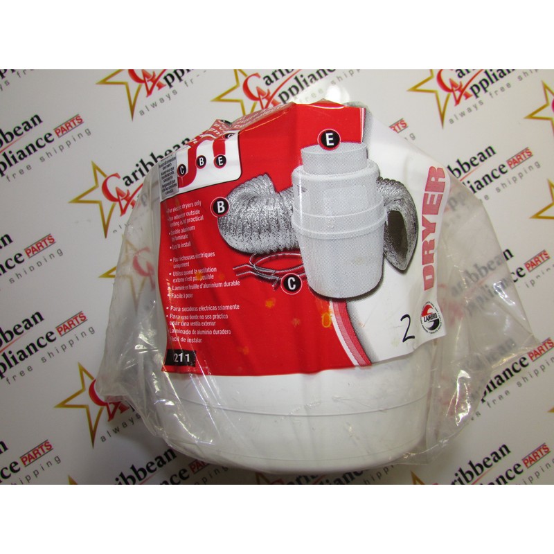 Indoor Dryer Lint Trap Kit , 5-Ft. Long