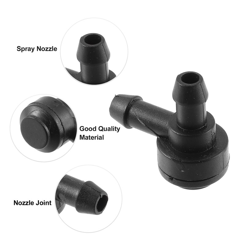 A ABSOPRO Set of 2 Car Front Windscreen Wash Nozzle