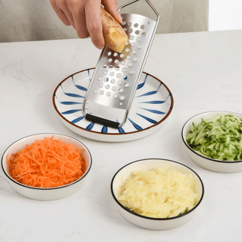 Handheld Cheese Grater Manual Vegetables Shredder Kitchen Gadgets with Silicone
