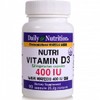 Daily Nutrition Nutri Vitamin D 400 IU Vegetable 90 Capsules