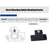 Unbranded Air Conditioner Mounting Rubber Pads Bracket Use for outdoor