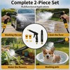 High Pressure Hose Nozzle Kit Fits US Garden Hoses with