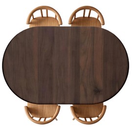 Wood Grain Fitted Oval Tablecloth, Elastic Edge Design, Polyester Material, Suitable for 48" x 68" Oval Tables, Anti Wrinkle and Scratch Resistant, Easy Clean & Stain Resistant, Outdoor Table Cover