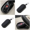 ECSiNG Car Key Chain Leather Bag Key Fob Protector Multifunction