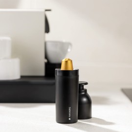 Navaris Coffee Pod Recycling Tool (1 Piece) Recycler For Espresso Pods - Aluminium Capsule Recycling At Home - Black