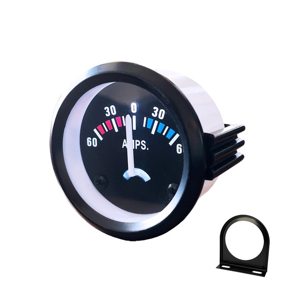 Universal 52mm/2in Ammeter Gauge 60-0-60A AMPS Gauge Ampere Meter for