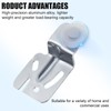 8 Pcs Closet Door Rollers, Sliding Closet Door Hardware, Hardware