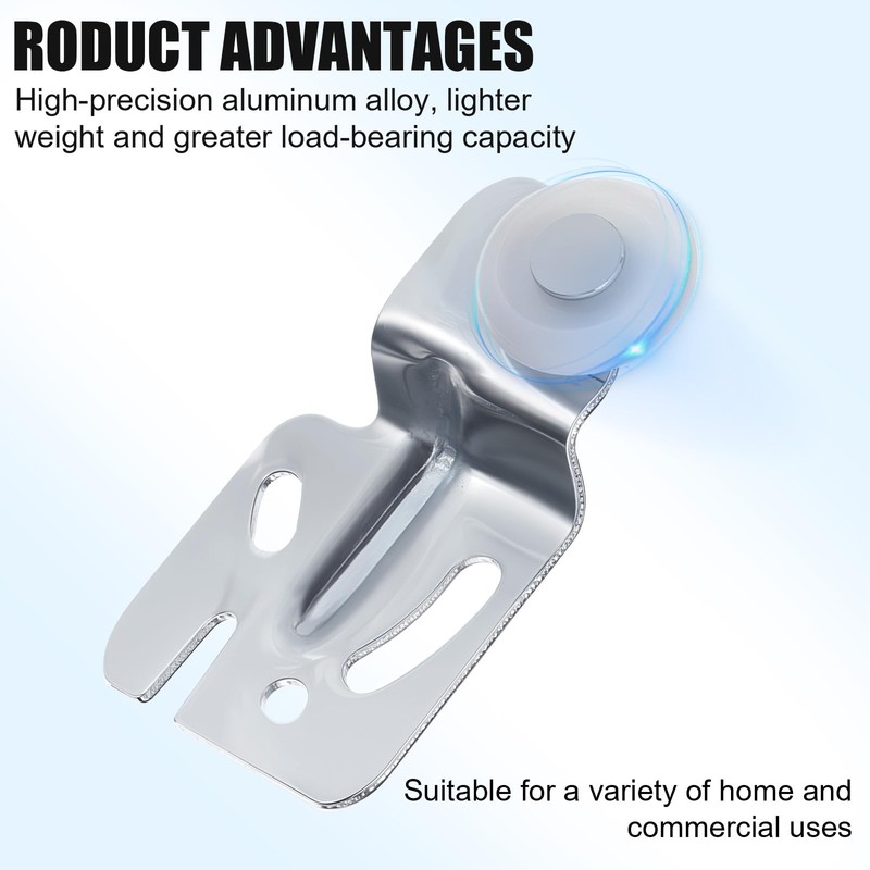 8 Pcs Closet Door Rollers, Sliding Closet Door Hardware, Hardware
