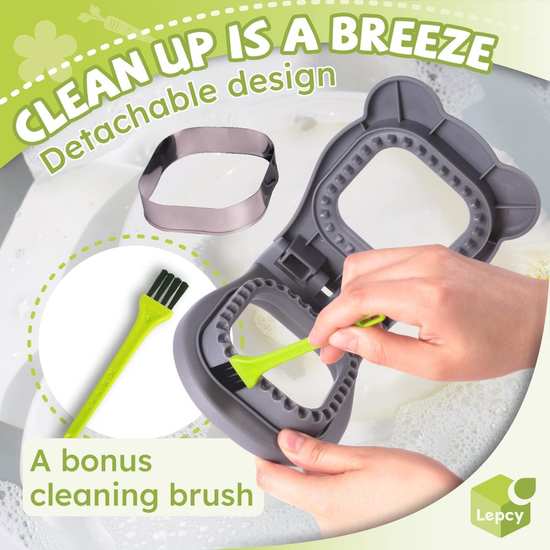 Uncrustables Sandwich Maker Sealer Cutter, Crustless Sandwich Cutter, PB&J Uncrustable