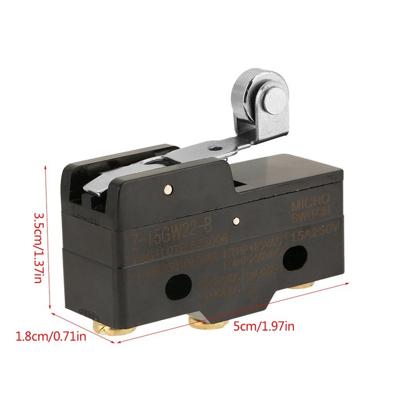 Microinterruptor de acción rápida 15A 250V Z-15GW22-B Microinterruptor de límite