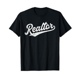 Realtor Real Estate Agent Funny Retro Vintage Men Women Gift T-Shirt