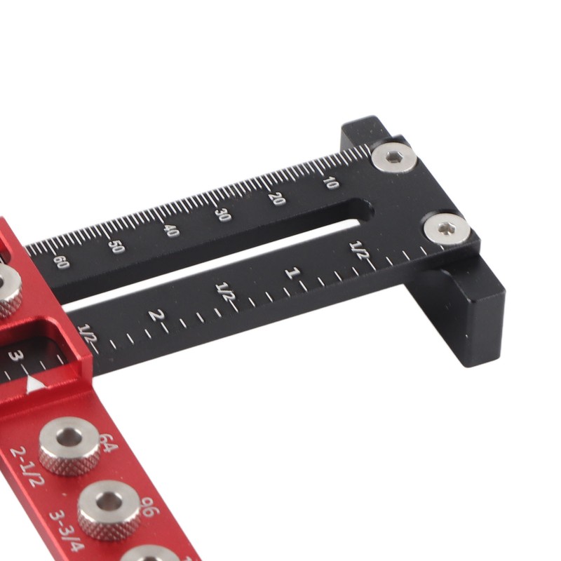Handle Punch Locator Aluminum Alloy Drill Guide Locator Wood Drilling