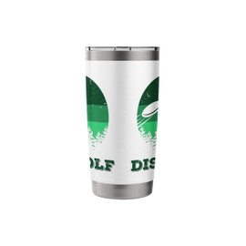 Discgolf Ultimate Frisbee Throw It In The Basket Discgolf Stainless Steel Insulated Tumbler