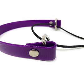 Sparky Pet Co - ECollar Replacement Strap - Bungee Dog Collar - Waterproof - Adjustable - Secure Nexus Wheel Lock - for Electronic Training & Invisible Fence Systems - 3/4" (Purple)