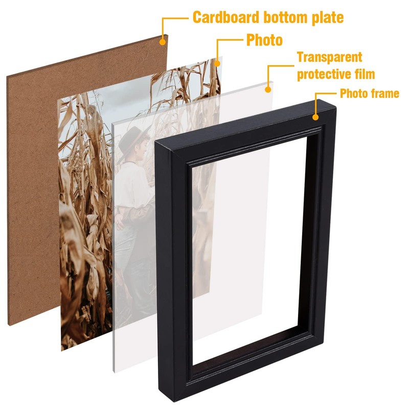Biggun 4x6in 5 Folding Accordion Picture Frame - Foldable Hinged