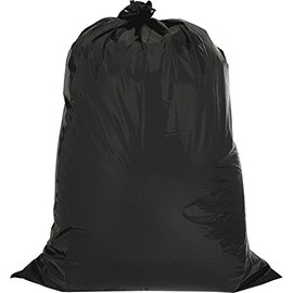 Genuine Joe GJO02311 Heavy Duty Contractor/Kitchen Trash Bag, 42 Gallon Capacity, 48" Length x 33" Width x 2.50 mil Thickness, Black (Box of 20)