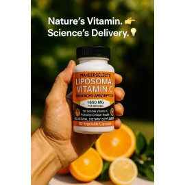 Vitamin C Liposomal 1650mg 180 Count | Powerful Immunity & Skin Support , Boost