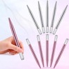 Microblading - 10 bolígrafos manuales para cejas, microcuchillas, de aluminio,