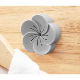 AKOAK 2 Pcs Flower Aromatherapy Box Wardrobe Deodorant Box, Home Bedroom Toilet Toilet Deodorant Aromatherapy Storage Box (Gray)