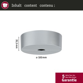 Paulmann 96820 Base URail Rail spot max. 50W 230V Chrom Rail System