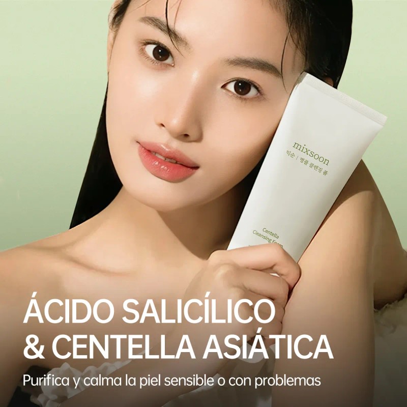 Mixsoon Set Doble Limpieza Centella 2 Pzs Todo Tipo De