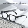 CVVTSPE Retro Spring Hinge Womens Readers,Blue Light Blocking Computer Square
