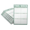 6-Count Knock Knock This Week Pads, To Do List Notepads,