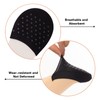 MANZI Invisible Half Toe Topper Socks Slingback Liner Socks with