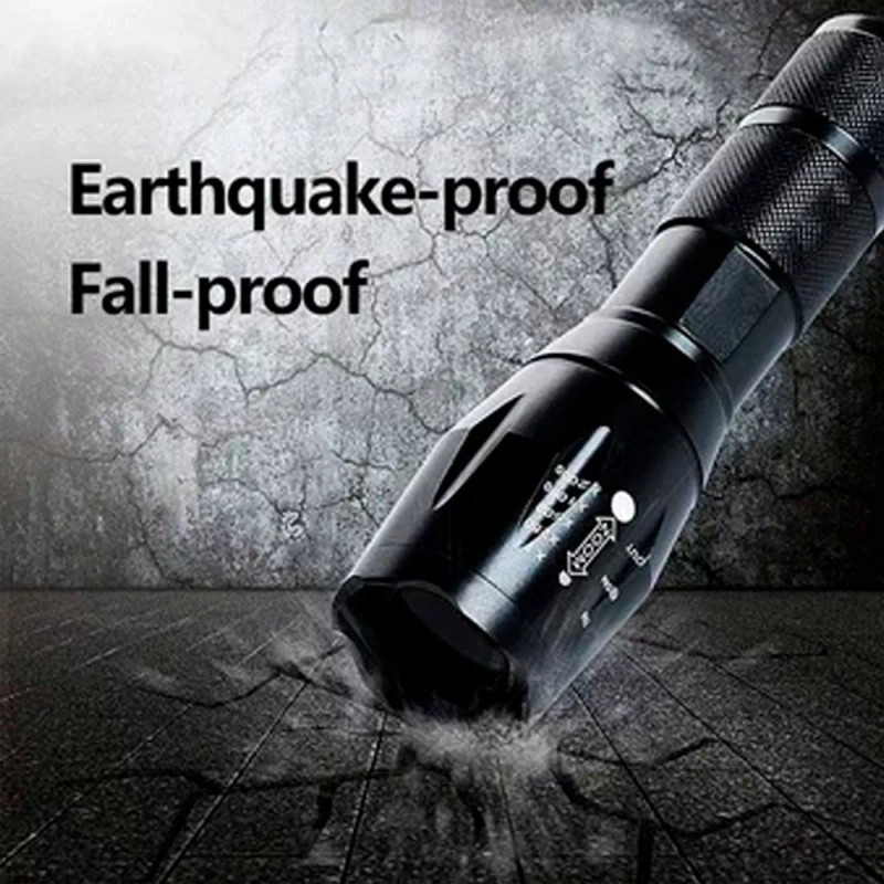 Led Lampara Tactica 3000 Lumens Cree Led T6 Recargable 8800mah