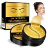 Parches para Ojos, Máscaras de colágeno de 24 K en