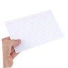 Operitacx 200Pcs Lined Index Study Cards Blank Notepads for School