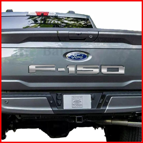 Fenzer 2021-2025 For Ford F-150 Tailgate Rear Chrome Letters Insert