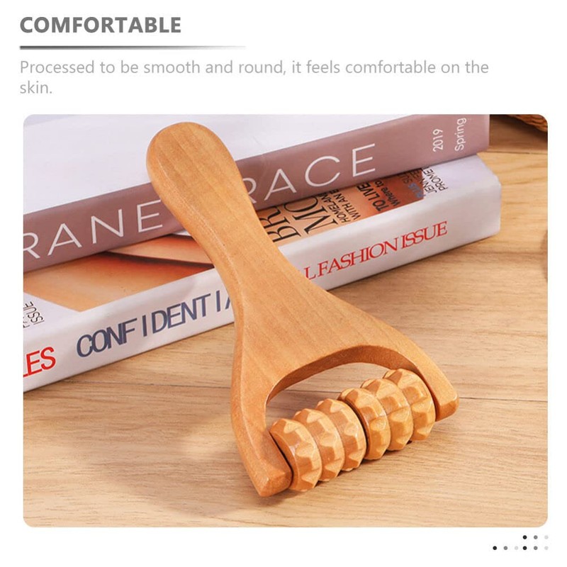 Healvian 3-Piece Massage Roller Set Wooden Foot Massage Trigger Point