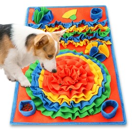 Unbranded Slow Food Mat Pet Snuffle Mat Feeding Smell Sniffing Nose Training Stress Relief