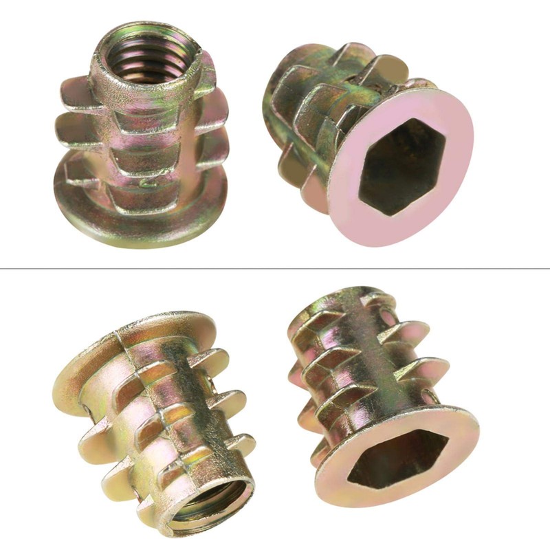 Hex Socket Screw Nut Sets, 50Pcs M5*10mm Zinc Alloy Hex