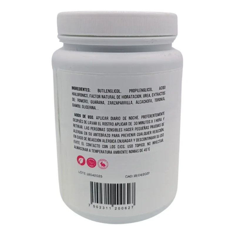 V-hidramask Gel Mascarilla Facial Acido Hialuronico Urea 1 K
