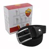 AS Roma Unisex 161318 M Gürtel, Schwarz, 105-120 cm