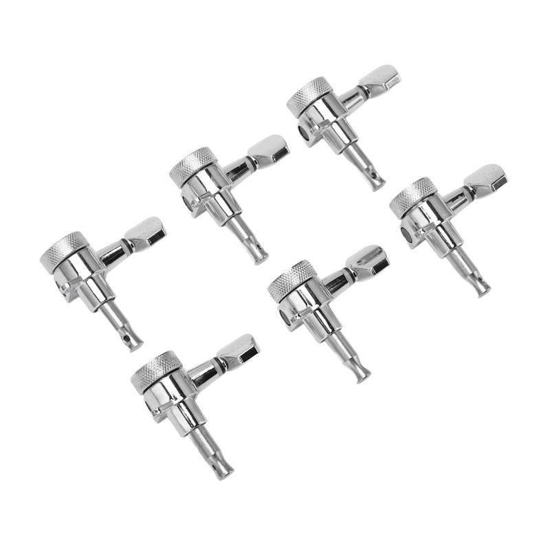 6 Set Tuning Pegs Electric Guitar Machine Heads Tuners Parts