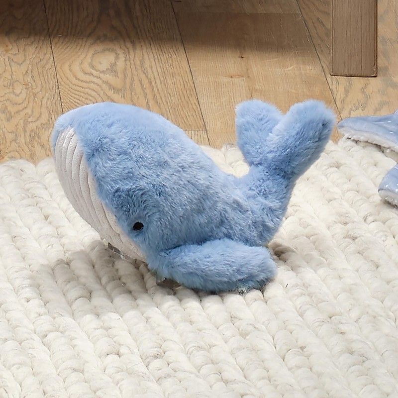 Lambs & Ivy Bubbles & Squirt Soft Plush Blue Whale