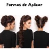 Extension De Cabello Banda Elástica Para Chongo Coleta 1pz banda
