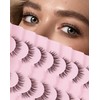 Adious Eyelashes Natural Look Clear Band Lashes Volume Lashes Short