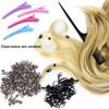 Duufin Micro ring extensions set with 500 dark blonde micro